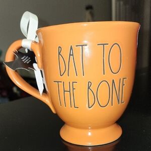 Rae Dunn Halloween Mug "Bat To The Bone"
